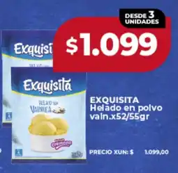 Supermayorista Vital Exquisita helado en polvo vain. oferta