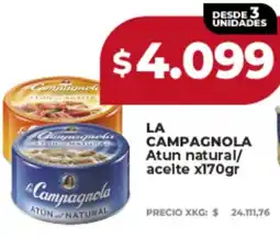 Supermayorista Vital La campagnola atun natural/ aceite oferta