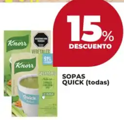 Supermayorista Vital Knorr sopas quick todas oferta