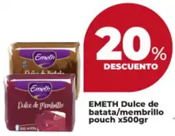 Supermayorista Vital Emeth dulce de batata/membrillo pouch oferta