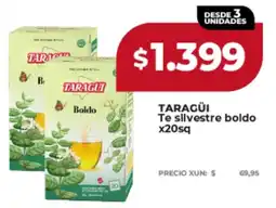 Supermayorista Vital Taragüi té silvestre boldo oferta