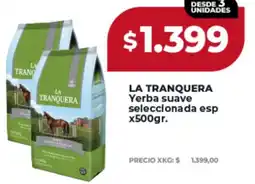 Supermayorista Vital La tranquera yerba suave seleccionada esp oferta