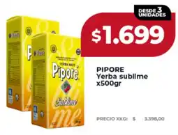 Supermayorista Vital Pipore yerba sublime oferta