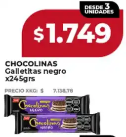 Supermayorista Vital Chocolinas galletitas negro oferta