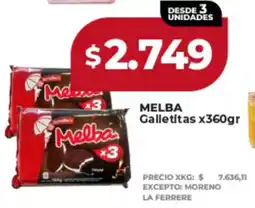 Supermayorista Vital Melba galletitas oferta