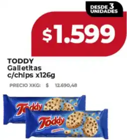 Supermayorista Vital Toddy galletitas c/chips oferta
