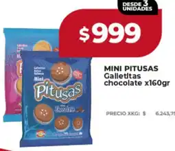 Supermayorista Vital Mini pitusas galletitas chocolate oferta