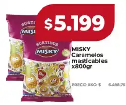 Supermayorista Vital Misky caramelos masticables oferta