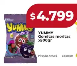 Supermayorista Vital Yummy gomitas moritas oferta