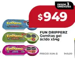 Supermayorista Vital Fun dripperz gomitas gel ácido oferta