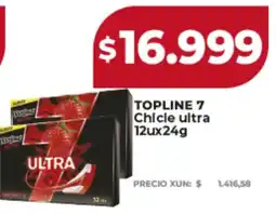 Supermayorista Vital Topline 7 chicle ultra oferta