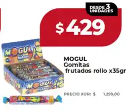Supermayorista Vital Mogul gomitas frutados rollo oferta