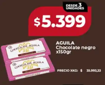 Supermayorista Vital Aguila chocolate negro oferta