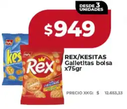 Supermayorista Vital Rex/kesitas galletitas bolsa oferta