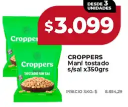 Supermayorista Vital Croppers mani tostado s/sal oferta