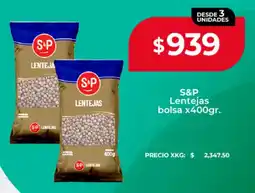Supermayorista Vital S&P lentejas bolsa oferta