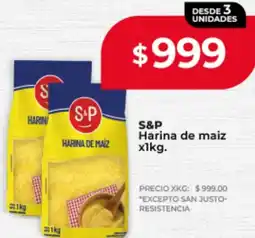 Supermayorista Vital S&P harina de maiz oferta