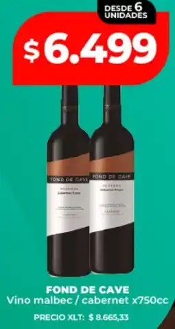 Supermayorista Vital Fond de cave vino malbec / cabernet oferta