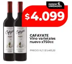 Supermayorista Vital Cafayate vino varietales nuevo oferta