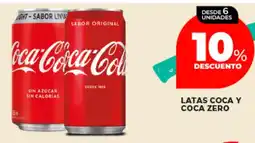 Supermayorista Vital Latas coca y coca zero oferta