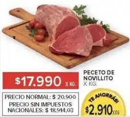 Carrefour Peceto de novillito oferta