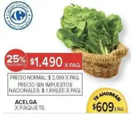 Carrefour Acelga oferta