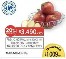 Carrefour Manzana oferta