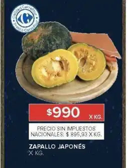 Carrefour Zapallo japonés oferta