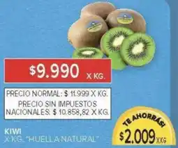 Carrefour Huella natural kiwi oferta