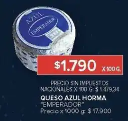 Carrefour Emperador queso azul horma oferta