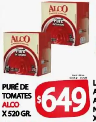 Pure tomates alco