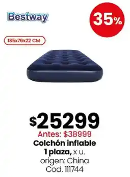 Coto Bestway colchón inflable 1 plaza oferta