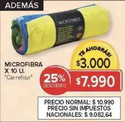 Carrefour Carrefour microfibra oferta
