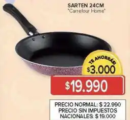 Carrefour Carrefour home sarten oferta