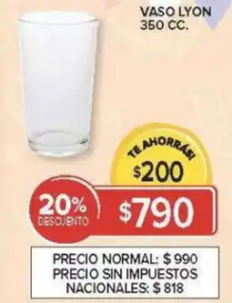 Carrefour Vaso lyon oferta