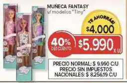 Carrefour Tiny muñeca fantasy v/ modelos oferta