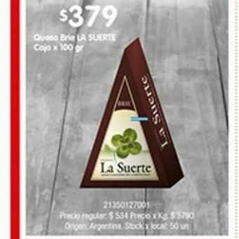 Disco Queso brie la suerte oferta