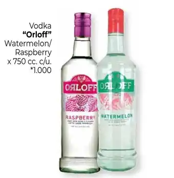 La Anonima Orloff Vodka Watermelon/Raspberry x 750cc. c/u. oferta