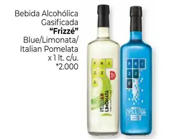 La Anonima Frizzé Bebida Alcohólica Gasificada Blue/Limonata/Italian Pomelata x 1lt. c/u oferta