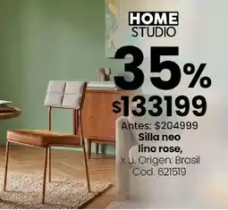 Coto Home Studio silla neo lino rose oferta