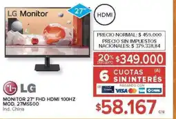 Carrefour Lg monitor 27" oferta