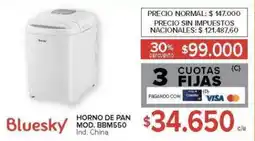Carrefour Bluesky horno de pan oferta