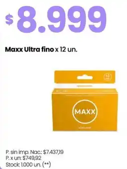 Changomas Maxx ultra fino oferta