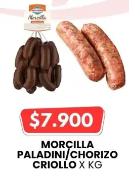 Autoservicio Capo Morcilla paladini/chorizo criollo oferta