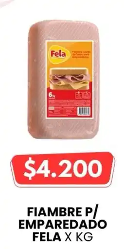 Autoservicio Capo Fela fiambre p/ emparedado oferta
