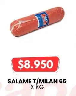 Autoservicio Capo 66 salame t/milan oferta