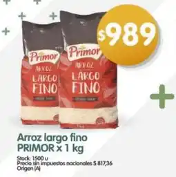 Supermercados Buenos Días Primor arroz largo fino oferta