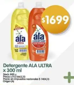 Supermercados Buenos Días Ala ultra detergente oferta