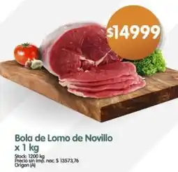 Supermercados Buenos Días Bola de lomo de novillo oferta