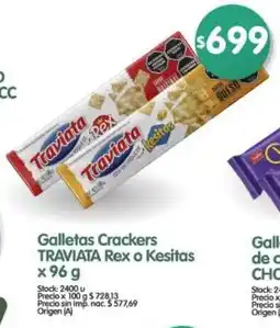 Supermercados Buenos Días Traviata galletas crackers rex o kesitas oferta